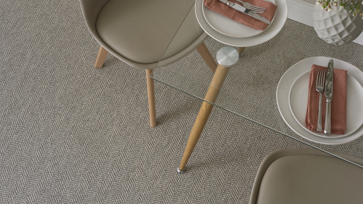 Carpet in a residential living room