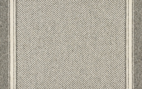 Silverhow Grey Herringbone Runner