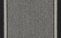 Windermere Black Herringbone Runner